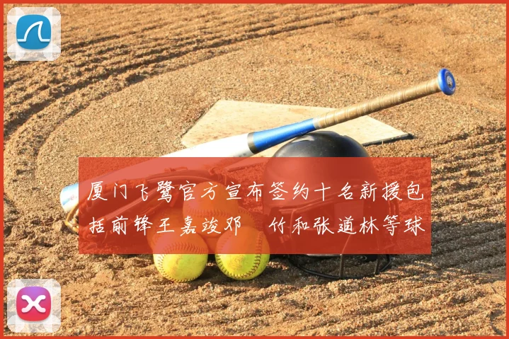 厦门飞鹭官方宣布签约十名新援包括前锋王嘉竣邓棽竹和张道林等球员